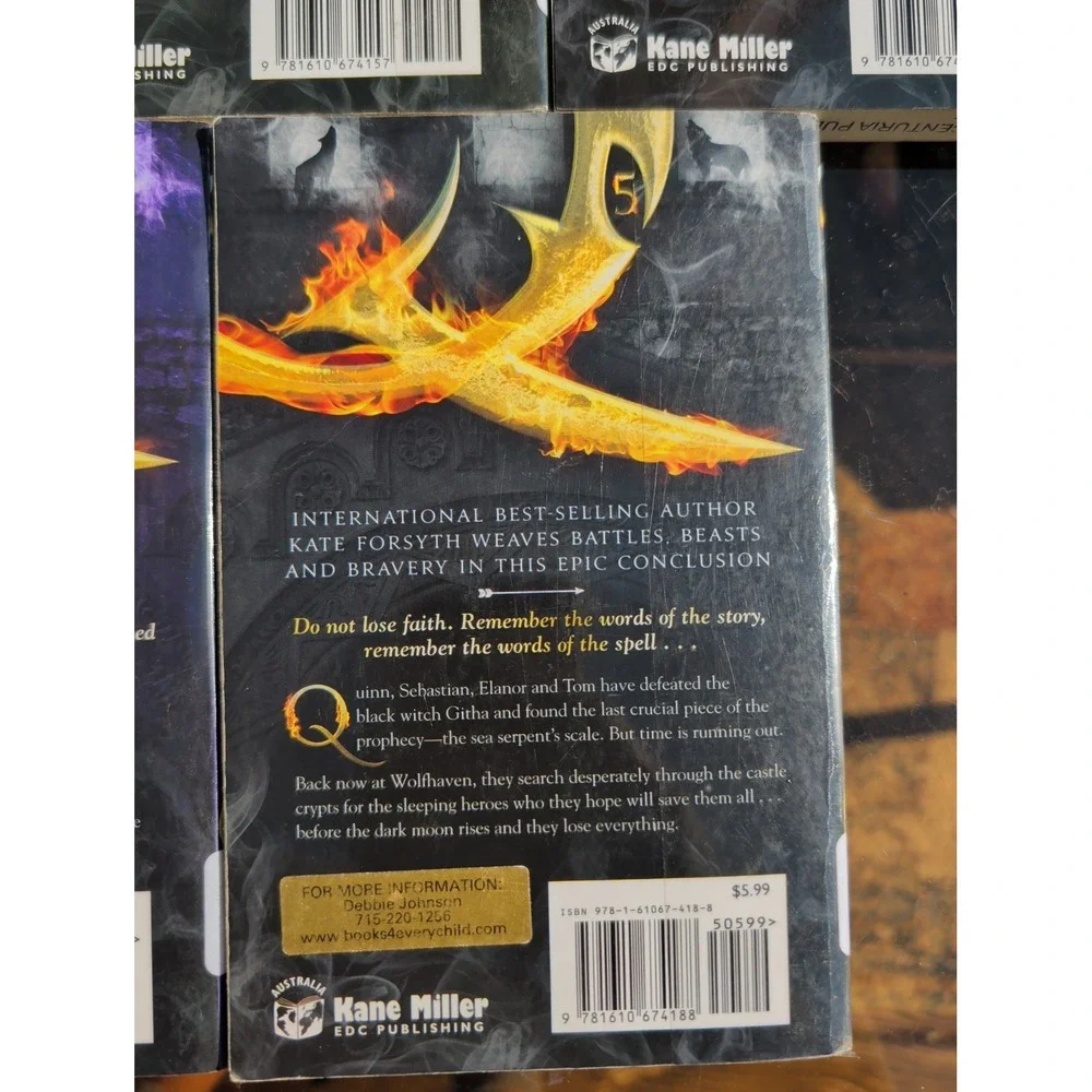 The Impossible Quest Series Kate Forsyth Complete Set Books 1 - 5 Paperback Lot